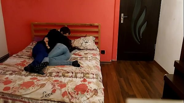 Making love late in the night with cute petite babe